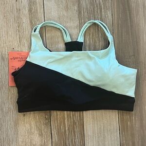 Peloton Bra - Teal/Black